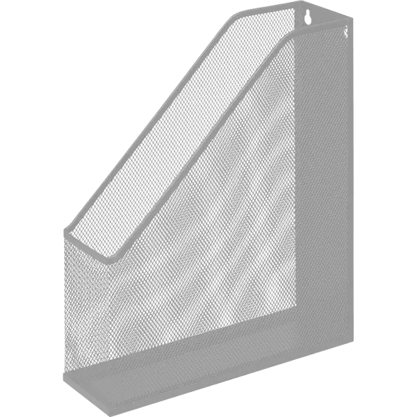 Вертикальный накопитель deVENTE, 7,5x25x31,8 см, сетчатый металл, серый, 3042005