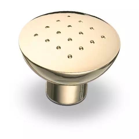 Ручка-кнопка, K-1070 OT, 30х30х26мм, металл, золото