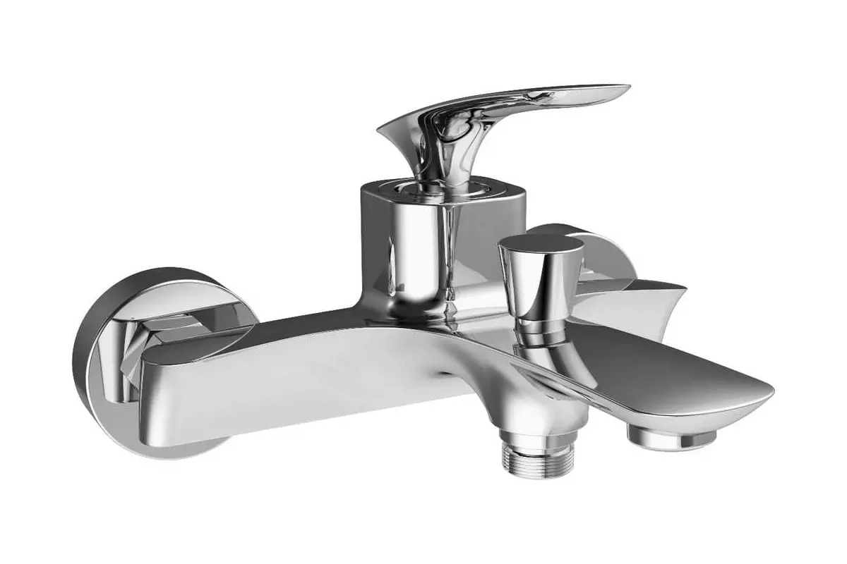 Смеситель для ванны, короткий излив, хром, TOKITO TOK-FUJ-1014, латунь