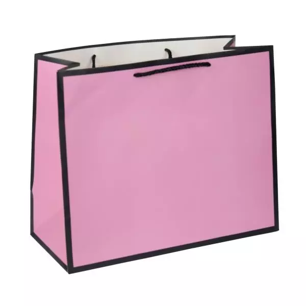 Подарочный пакет 26x32x14 Розовый PL-128988-P