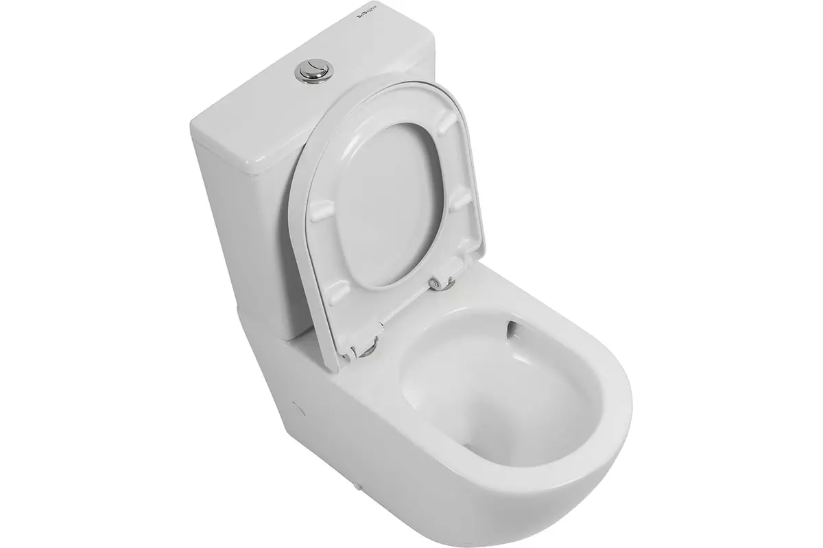 Унитаз BelBagno SFERA-TOR BB2141CP-TOR/BB2141T/BB865SC, смыв TORNADO, сиденье микролифт