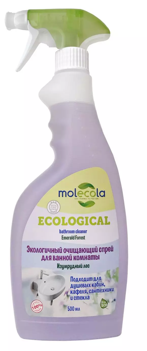 Средство для чистки ванных комнат Molecola Изумрудный лес 500 мл