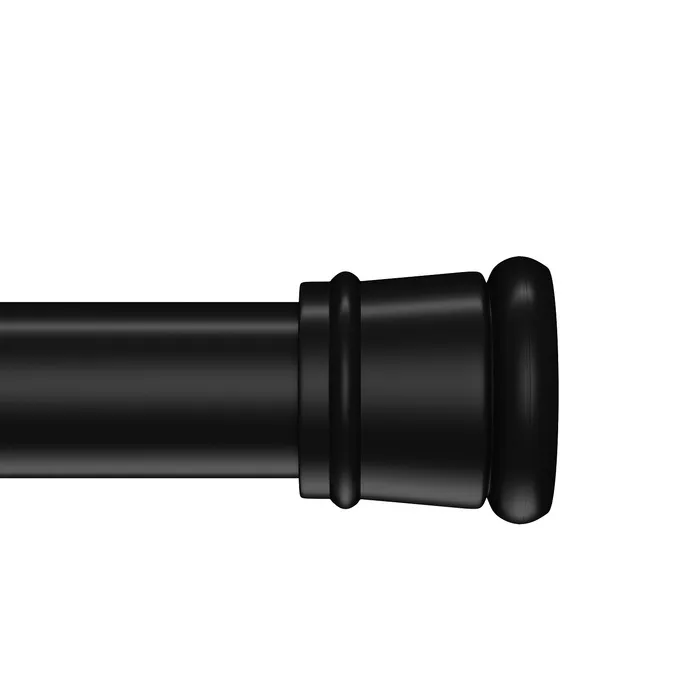 Карниз для ванной 110-200 см, черный Iddis SRB0120i14