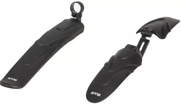Велосипедные крылья для колес 16-20 (2 шт) STG GH-321F/R с логoтипом STG Х75233-6