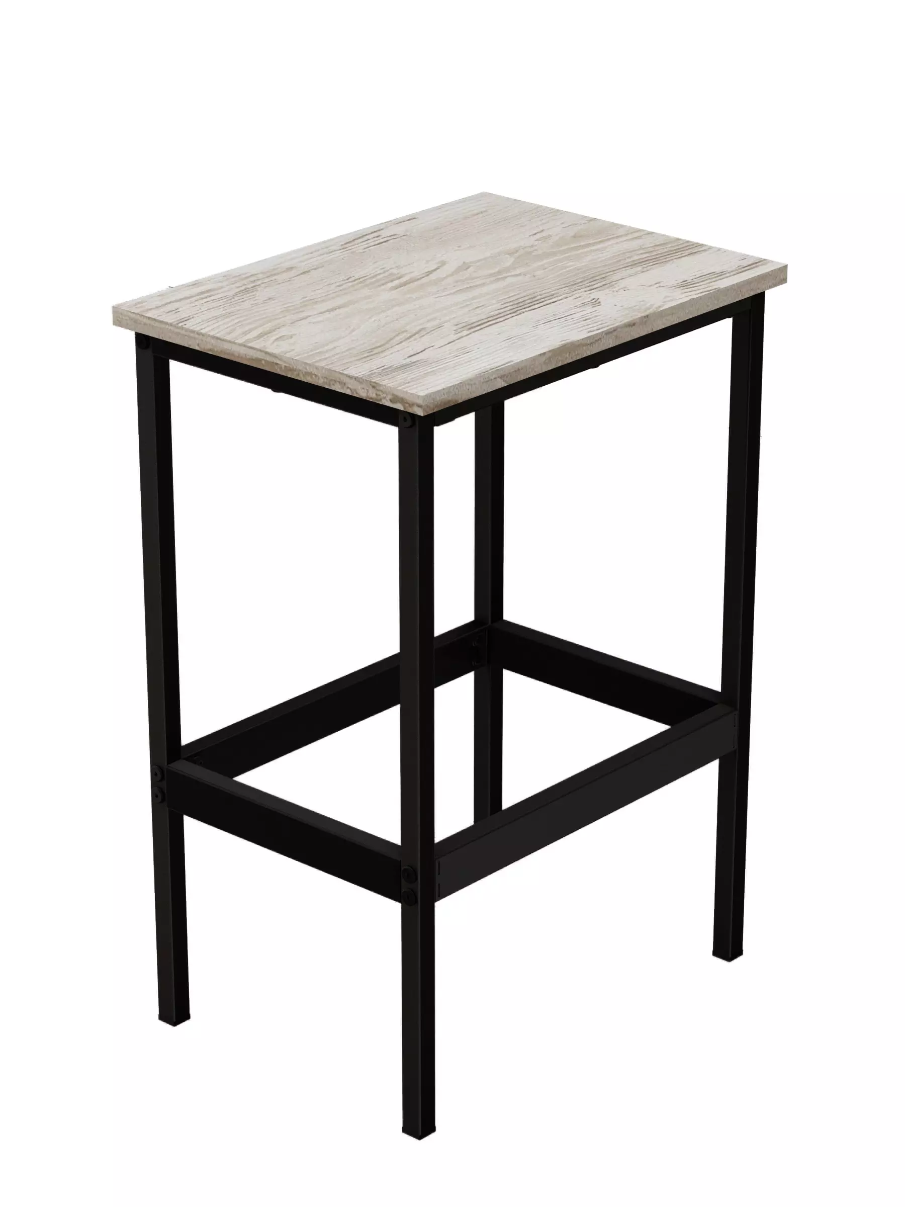 Барный стул 65х46х34 см, патина, черный, Gutta