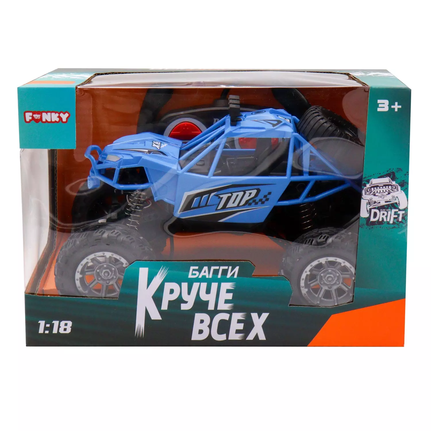 Машинка Funky Toys 1:18 РУ Багги Круче всех в ассортименте 84949 — купить  по выгодной цене в интернет-магазине Колорлон