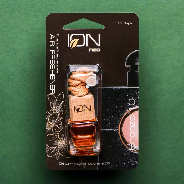 Ароматизатор подвесной бутылочка ION BRONZE 10 (BLACK OPIUM) TB-IB-10, 6 мл