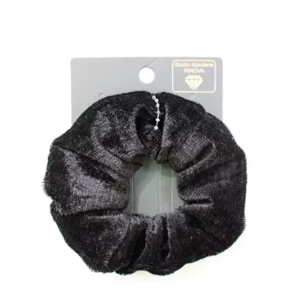 Резинка для волос RINOVA CLASSIC, черная средняя, (15/2) 500664