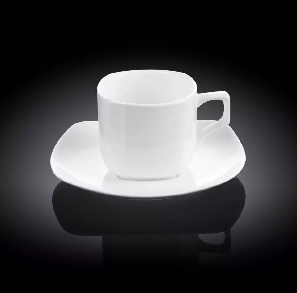 Чашка чайная и блюдце 200 мл ILONA фарфор Wilmax WL-993003/AB