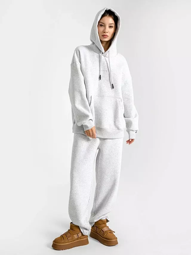 Штаны женские Mark Formelle 182496 серый меланж, р-р 176/182-106/110 (50-52 / XXL)