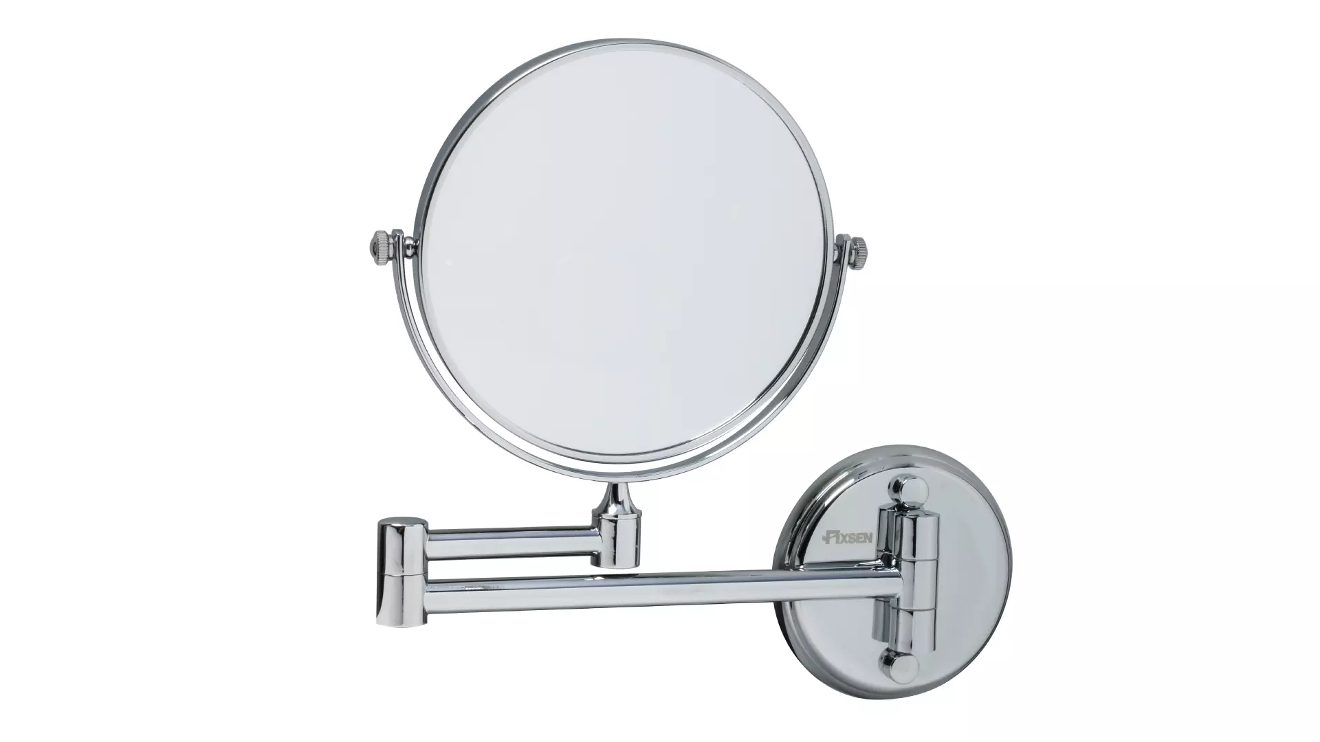 Зеркало косметическое для ванной FIXSEN НOTEL D15 FX-31021, нерж. сталь