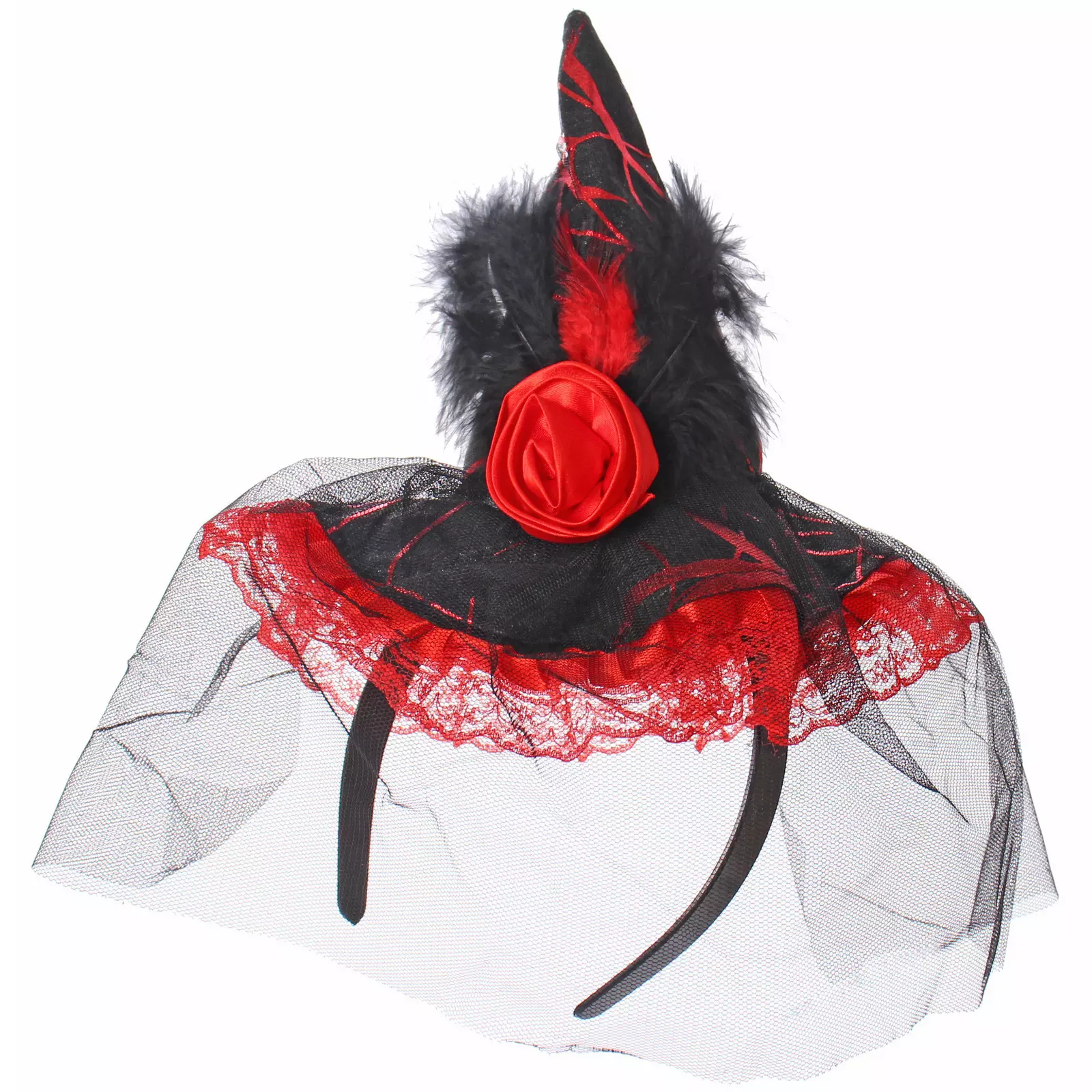 Ободок карнавальный Helloween - Паучиха 774-183