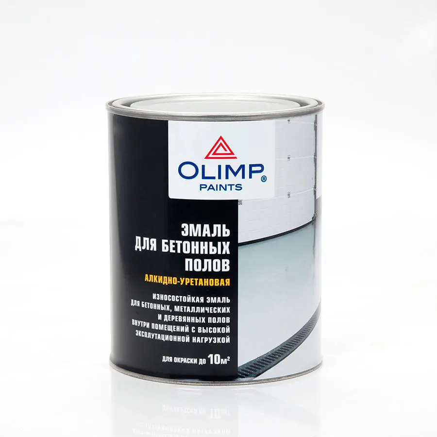 OLIMP Эмаль д/бетонных полов База «С» (0,9л; 6шт)