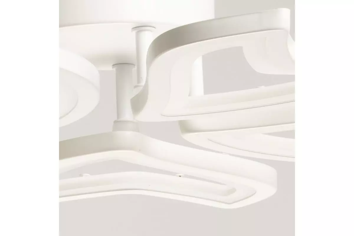 Люстра светодиодная 100Вт 3000-6500K пульт белый De City 424018905