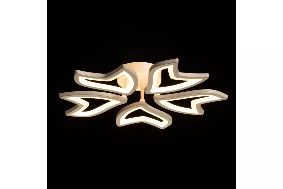 Люстра светодиодная 100Вт 3000-6500K пульт белый De City 424018905