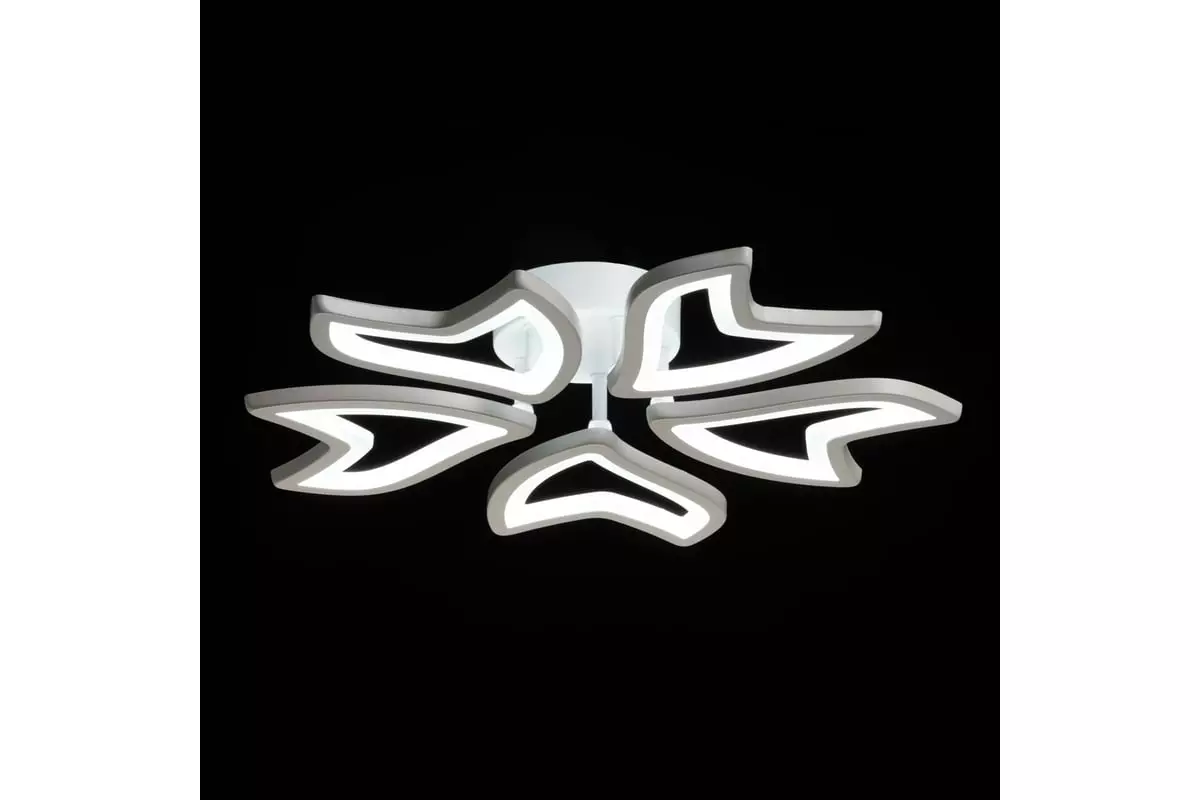 Люстра светодиодная 100Вт 3000-6500K пульт белый De City 424018905