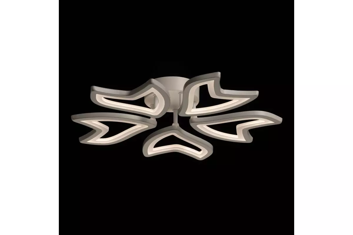 Люстра светодиодная 100Вт 3000-6500K пульт белый De City 424018905