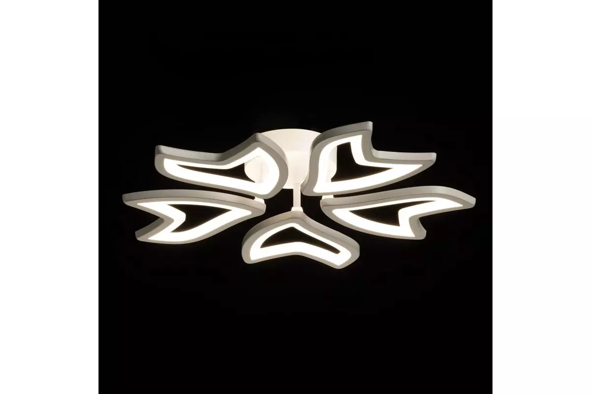 Люстра светодиодная 100Вт 3000-6500K пульт белый De City 424018905