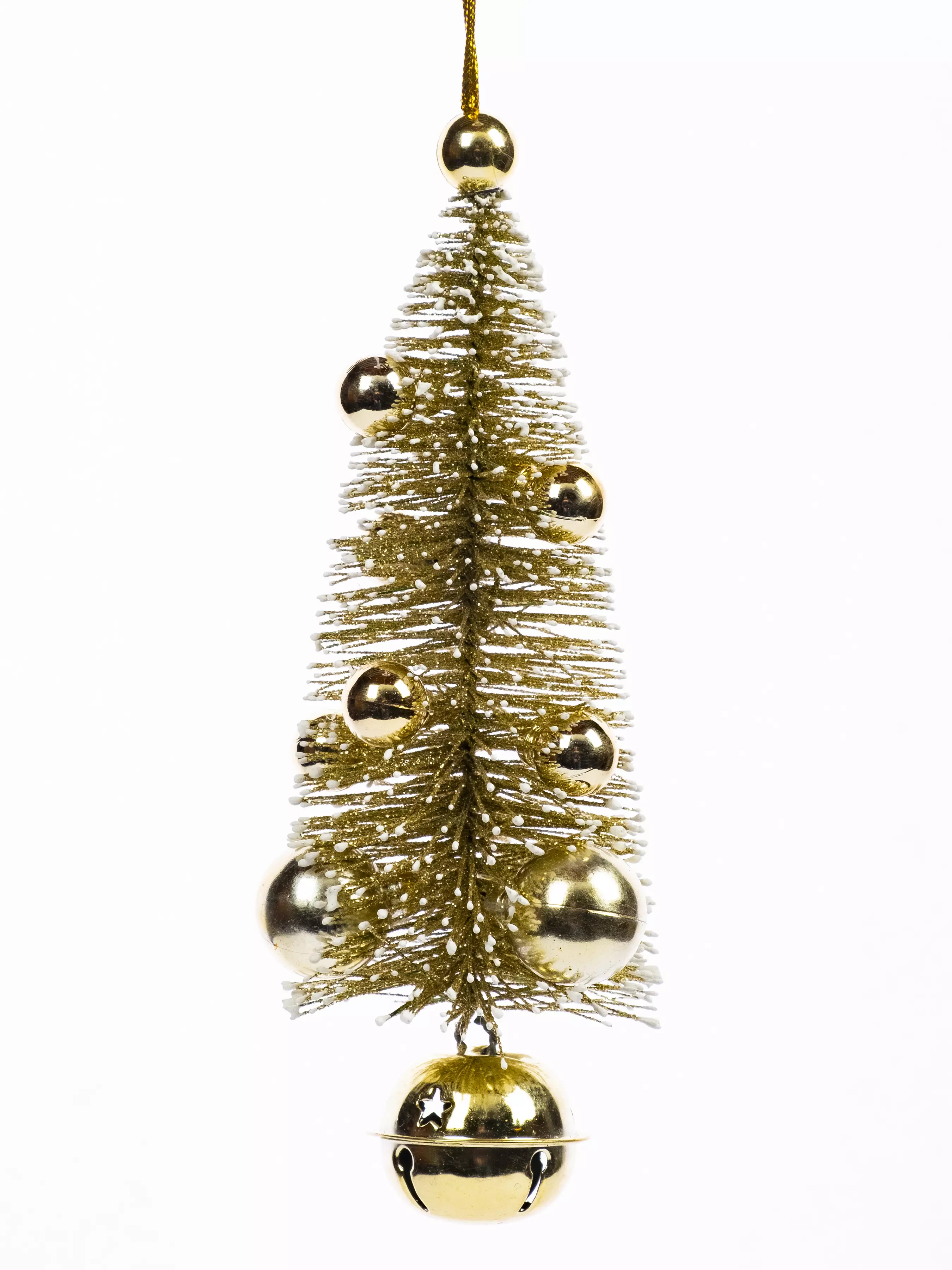 Новогоднее подвесное украшение (полипропилен, полистирол, ч/металл) / 19,5x7x7см 91023