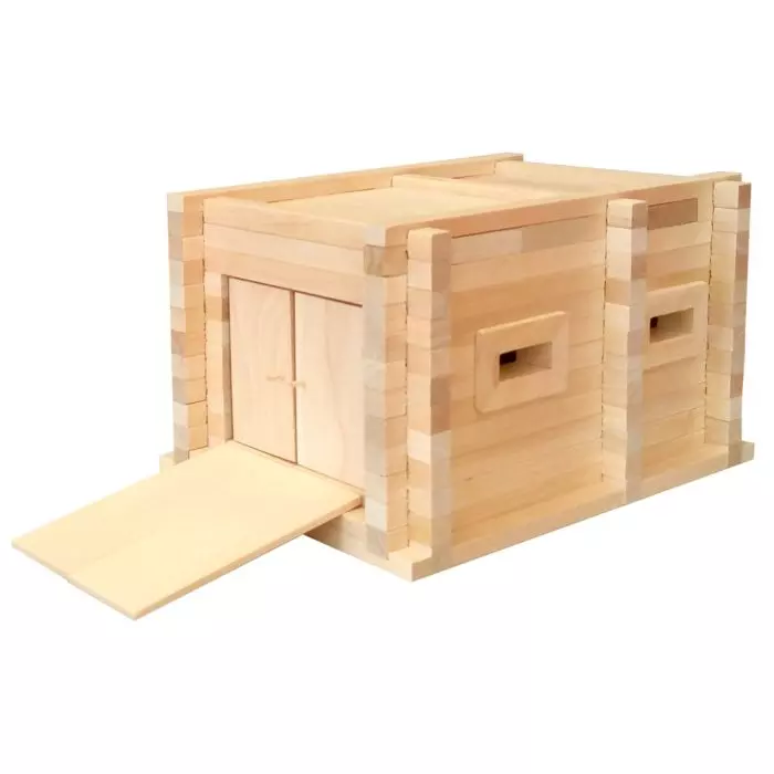 Деревянный конструктор Гараж 2 (106 элементов) Пелси К704