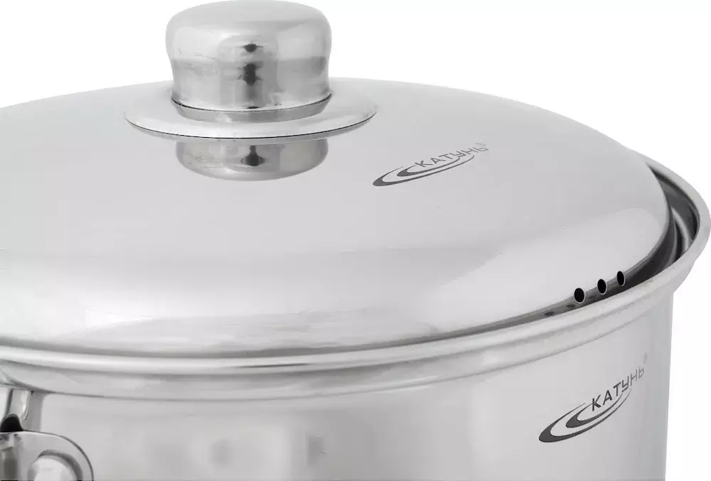 Кастрюля 13 л, (d-28 см, h-22 см) , нерж. сталь, с металлической крышкой, Гретта ТРС, КТ04-D-130