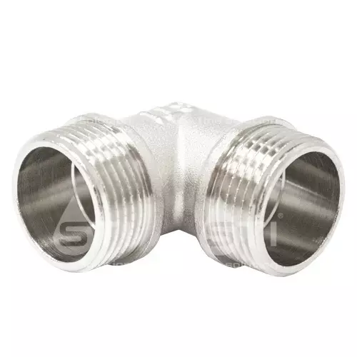 Угол 1/2" НР, никель, STI