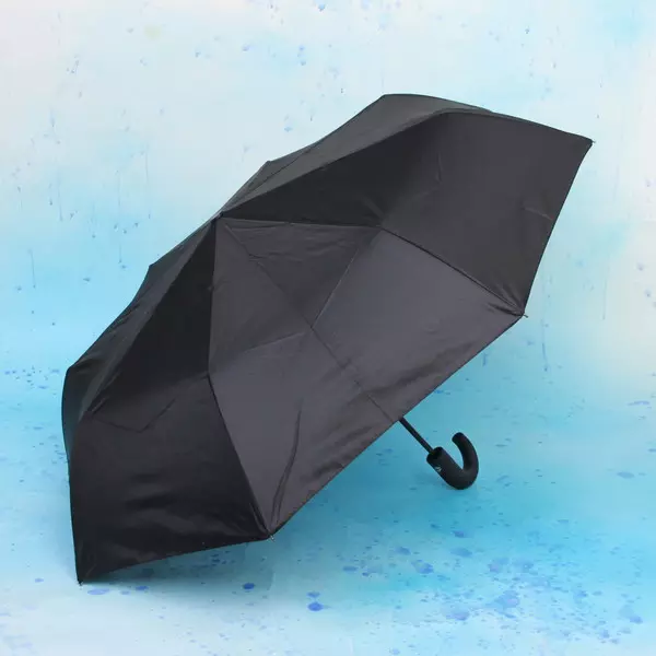 Зонт мужской автомат Ультрамарин Эстет, черный 654-147