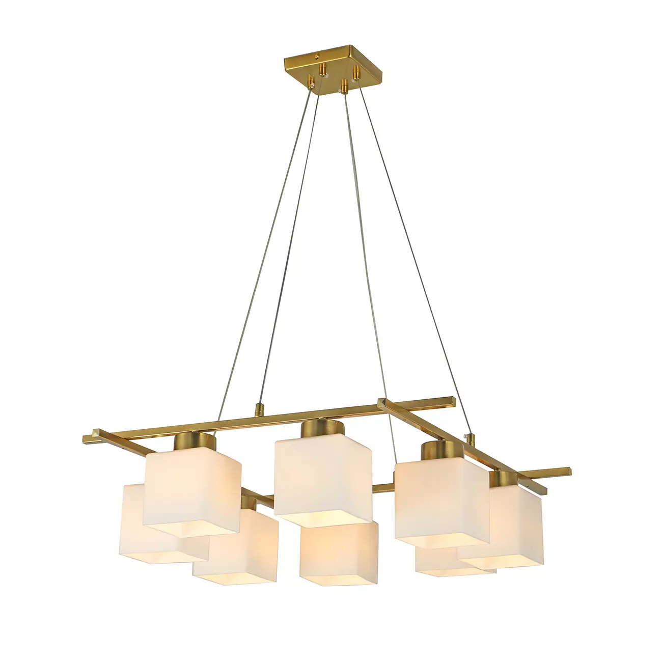 Люстра подвесная 8xЕ27 медь Escada 2136/8S