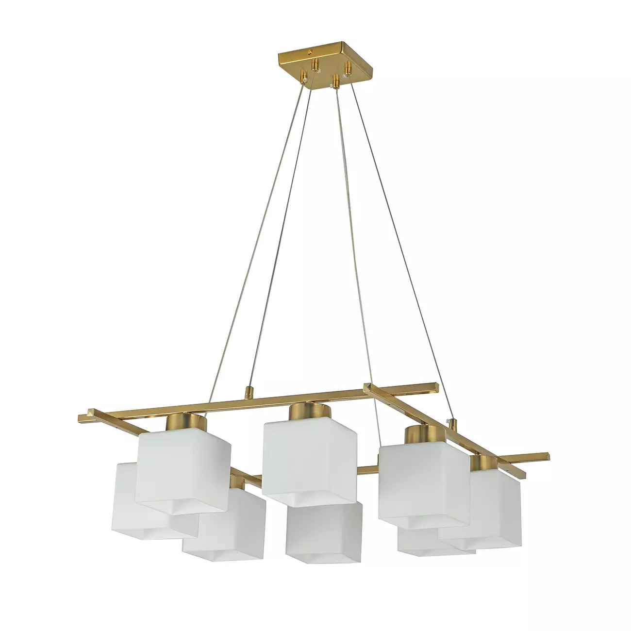 Люстра подвесная 8xЕ27 медь Escada 2136/8S