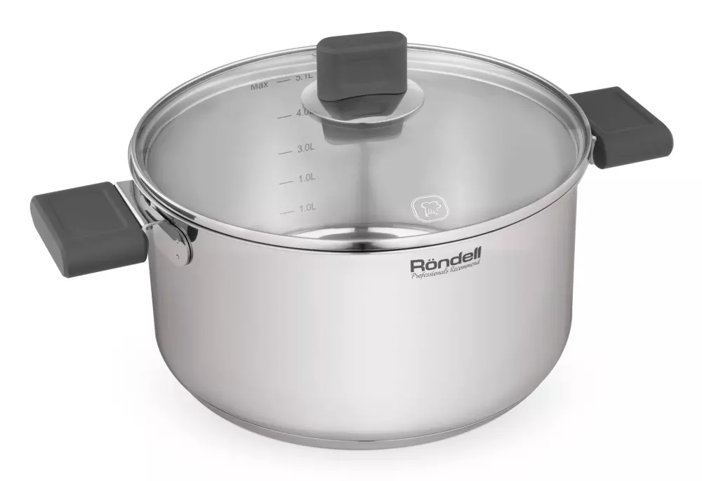 Кастрюля 5,1 л Rondell Quadro RDS-1597