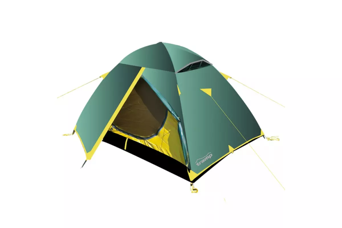 Палатка 2-местная Tramp Scout 2  (V2), зеленый TRT-55