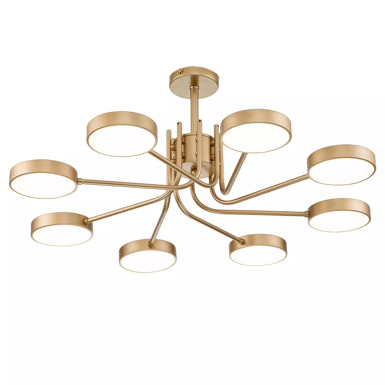 Люстра светодиодная 70Вт металл шампань Escada 10258/8LED