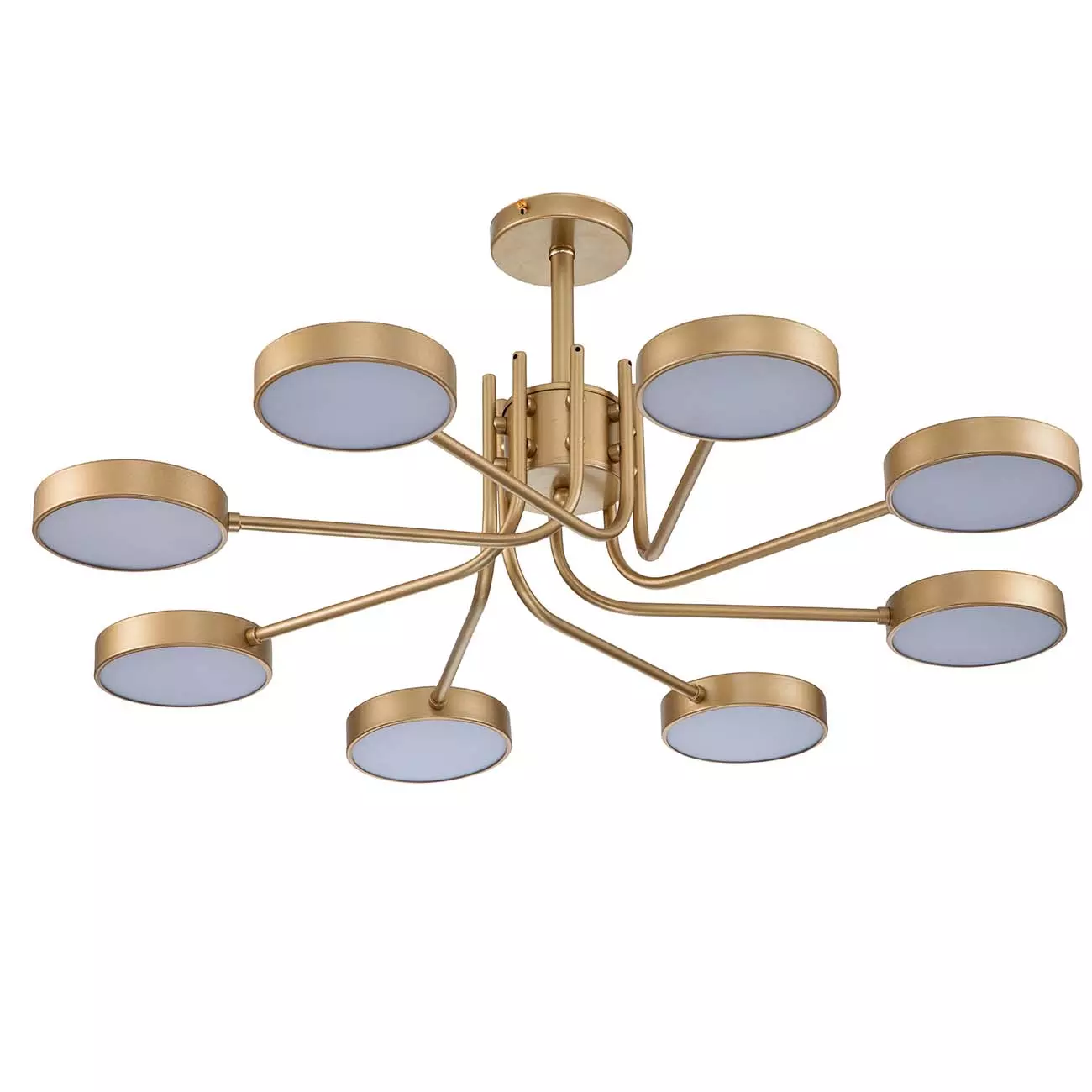 Люстра светодиодная 70Вт металл шампань Escada 10258/8LED