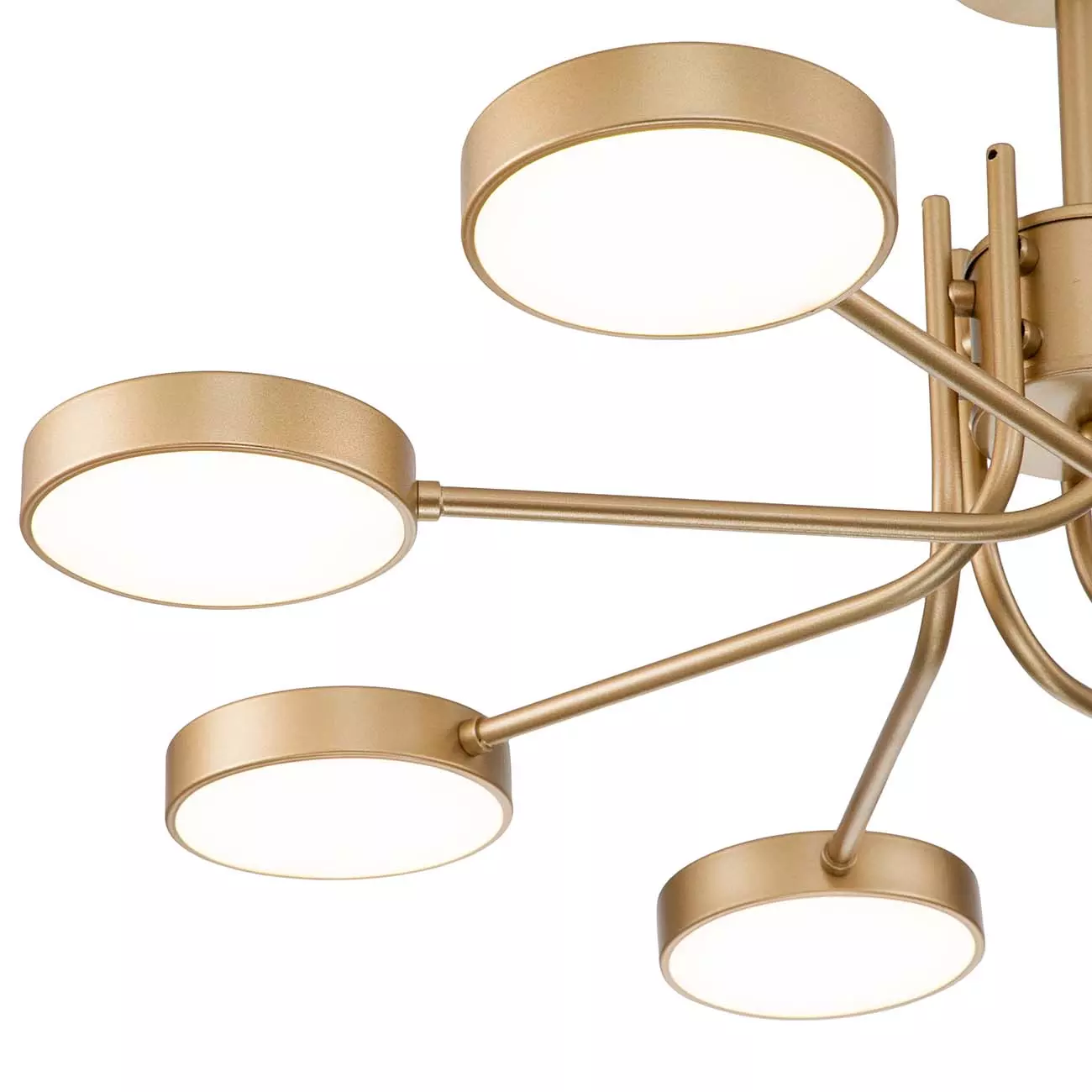 Люстра светодиодная 70Вт металл шампань Escada 10258/8LED