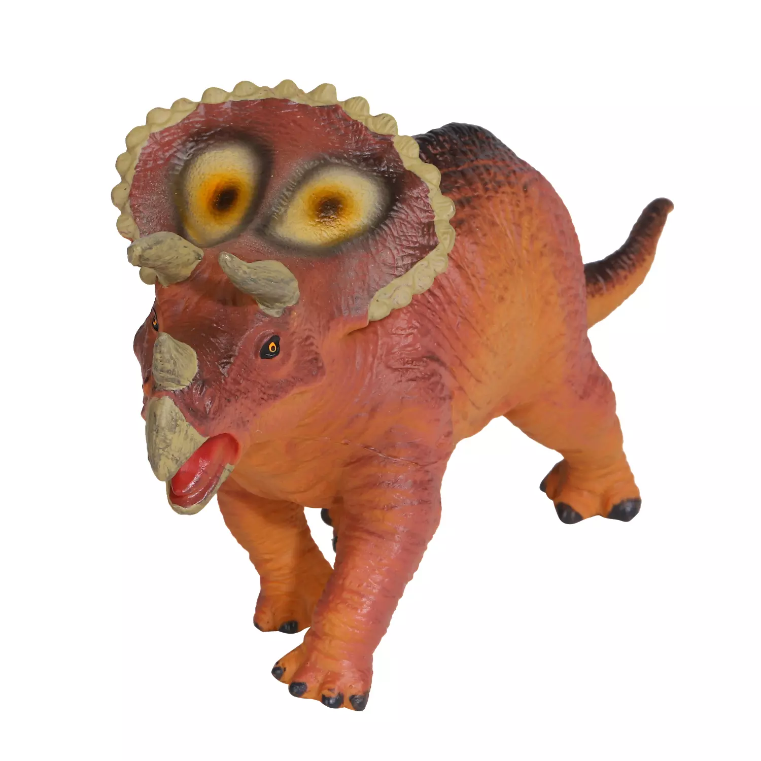 Игрушка Динозавр, эластичная поверхность с шероховатостями, мягкий наполнитель, бирка, 23X6.8X11.8JB