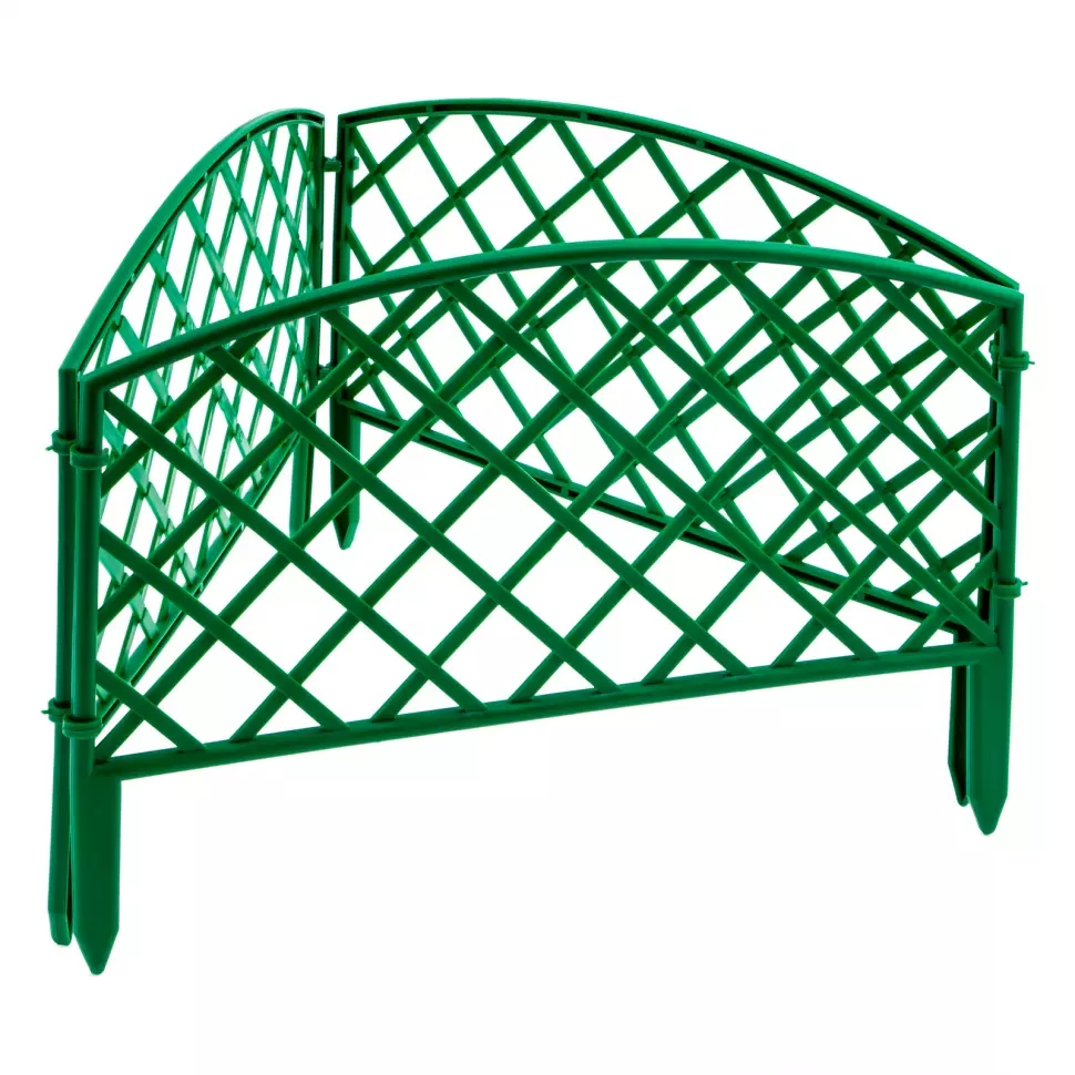 Декоративный забор  Сетка, 24х320 см, зеленый, / Palisad