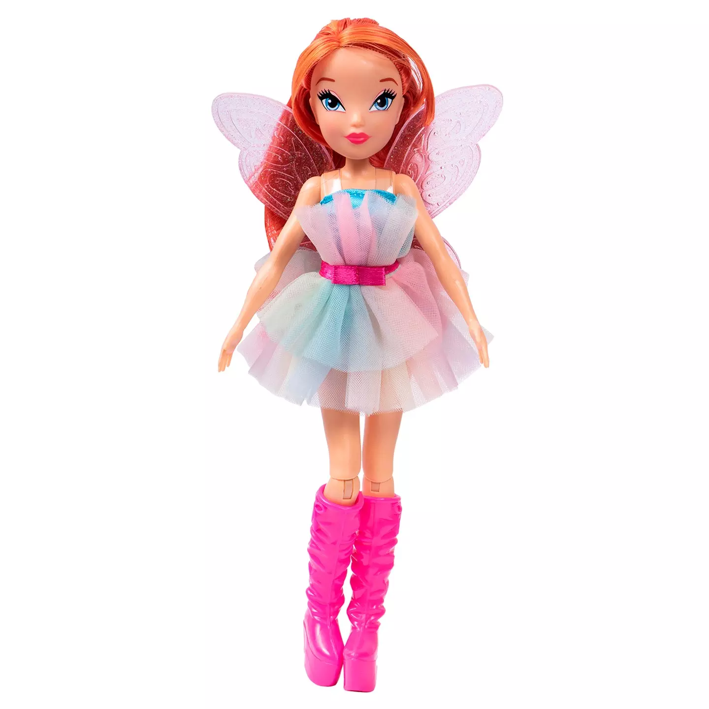 Кукла шарнирная Winx Club Bling the Wings Флора с крыльями и глиттером 24  см IW01312202 — купить по выгодной цене в интернет-магазине Колорлон