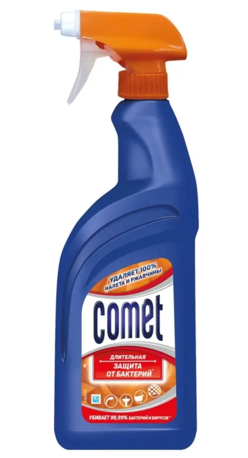 Спрей для чистки ванн Comet 450мл