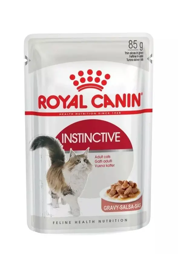 Влажный корм для кошек, в соусе, 85 г, Royal Canin Instinctive