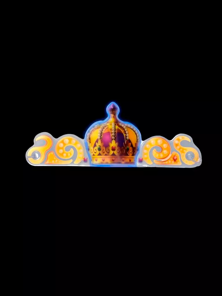 Светящаяся корона для карнавалов/ 18,5x0,6x7см 80254