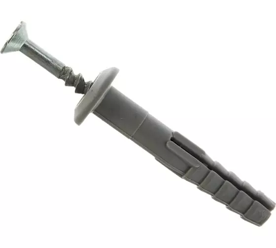 Дюбель-гвоздь 6х40 гриб.борт SteelRex 18шт