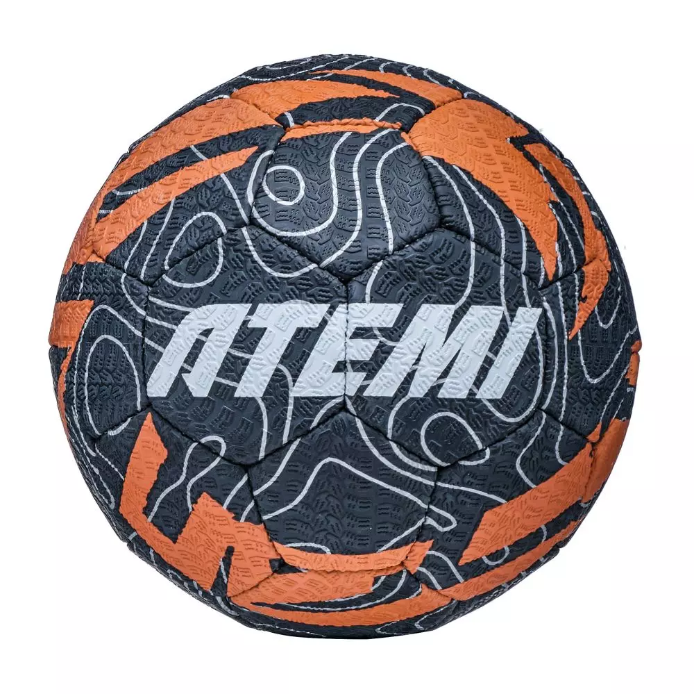Футбольный мяч р.5 ATEMI TIGER STREET, резина, р/ш, окруж 68-71