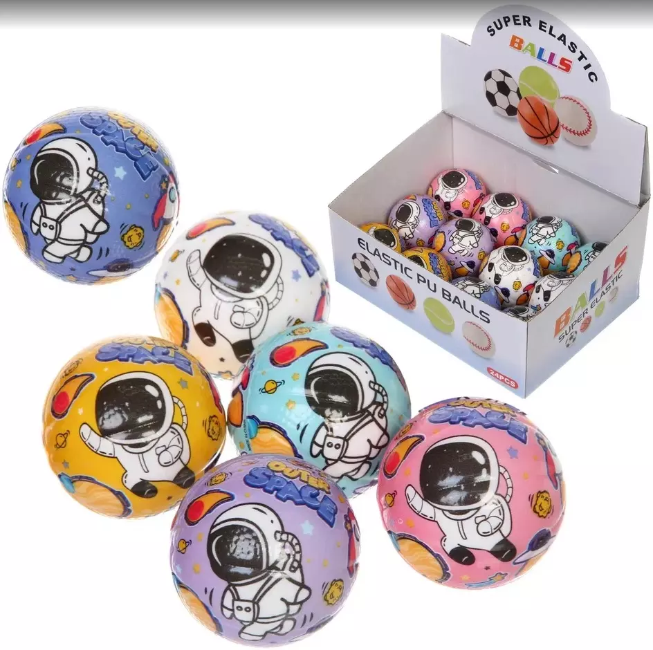 Мяч детский 6,3 см Космонавт Yako Toys 550-0341