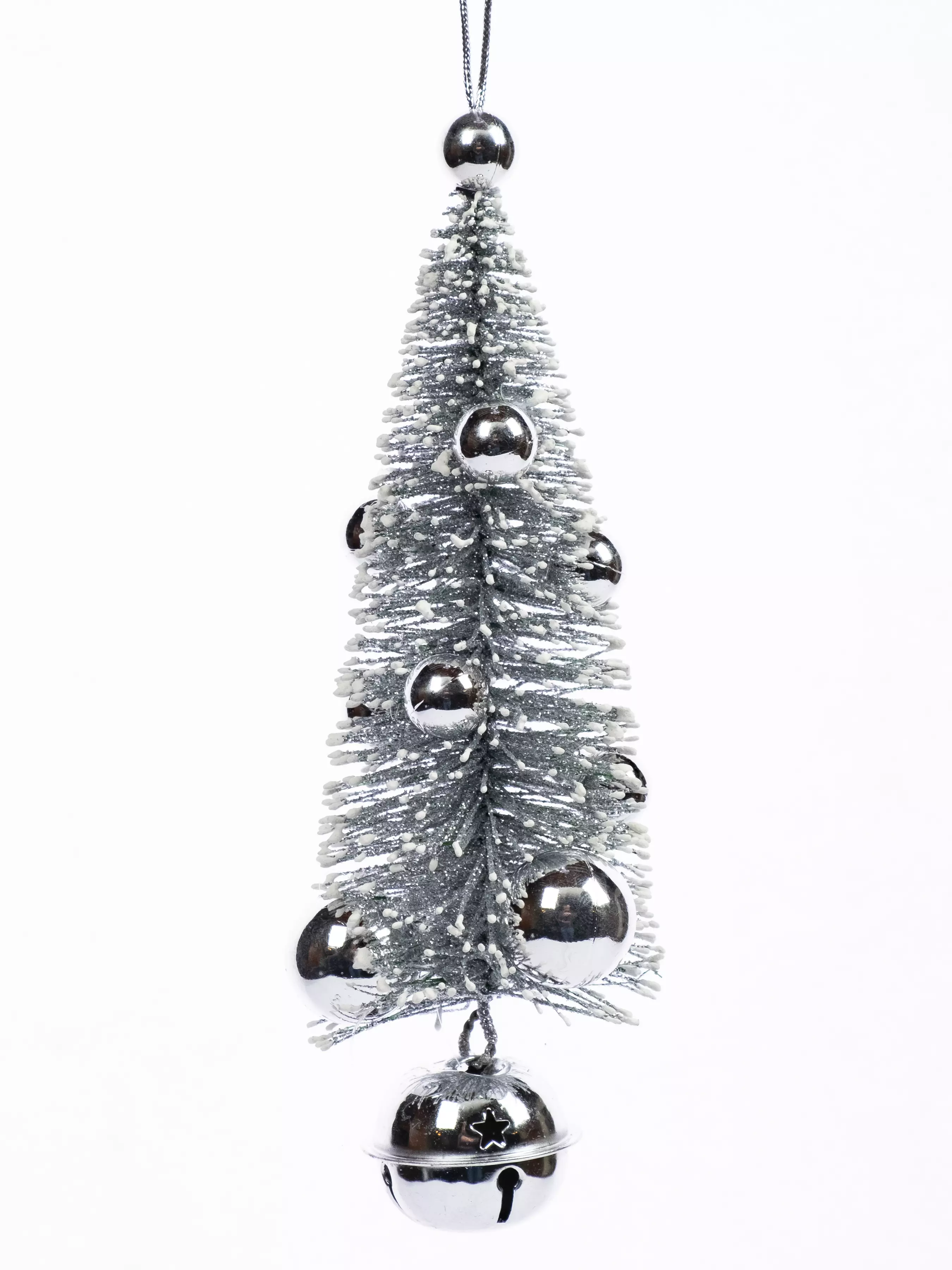 Новогоднее подвесное украшение (полипропилен, полистирол, ч/металл) / 19,5x7x7см 91024