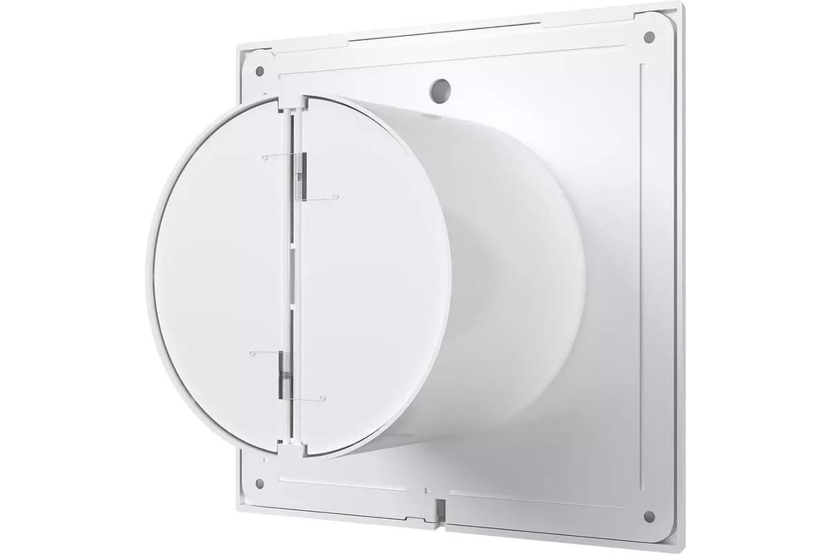 Вентилятор накладной D125 обратный клапан DICITI SLIM 5C