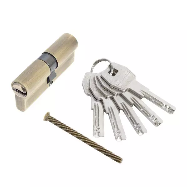 Цилиндровый механизм Стандарт 70 мм (35х35) AB 5кл ст.бронза