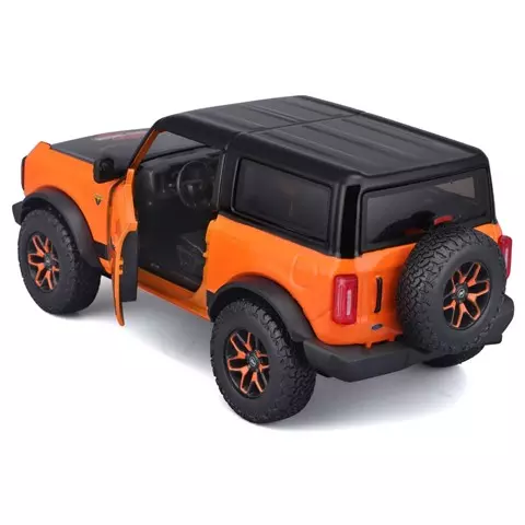 Машинка Внедорожник die-cast Harley-Davidson 2021 Ford Bronco Badlands 1:24, чёрный 32272