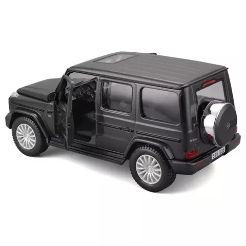 Машинка die-cast 2019 Mercedez Benz G Class AMG SUV Maisto 1:24, открывающ. двери, тем-серая 31531GY