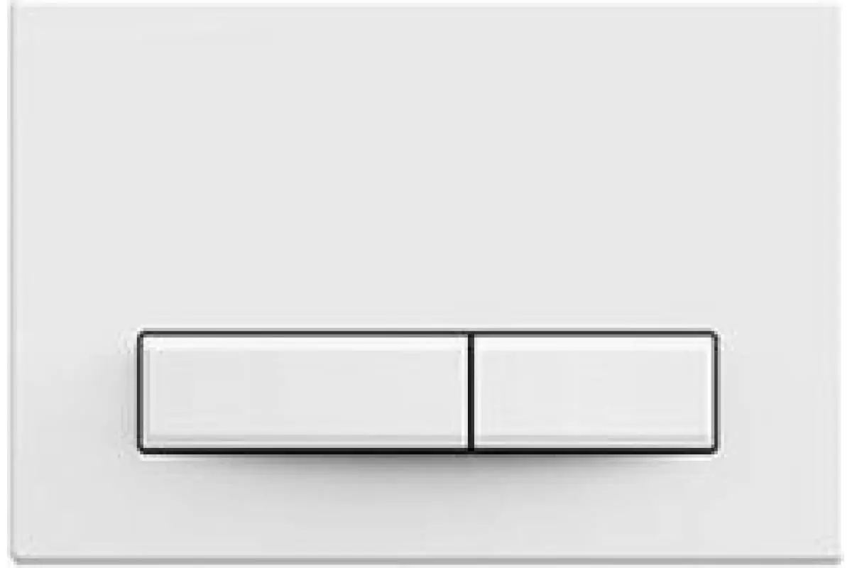 Панель смыва Aquatek Slim KDI-0000021 (009A), Белая глянец (клавиша прямоугольная )
