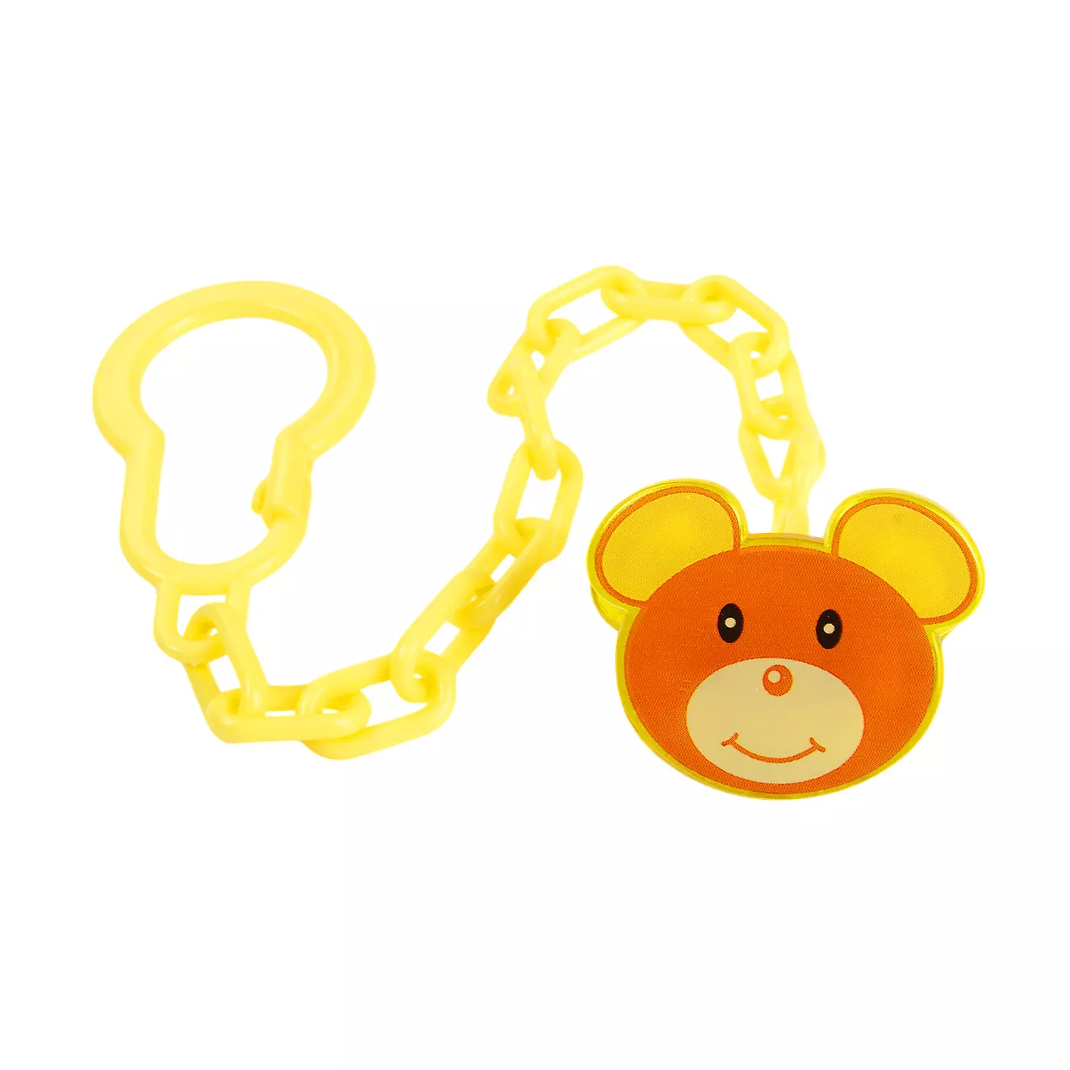 Держатель для пустышки Мышка Uviton 0070 ЖЕЛТЫЙ